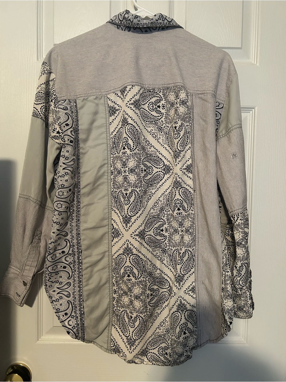 Free people patch shirt sz small - Picture 3 of 5